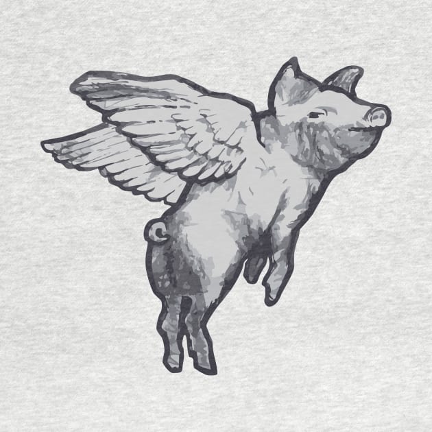 Flying Pig by at1102Studio